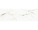 Hornbach Steingut Wandfliese Torano 33,3x100,0 cm weiß glänzend rektifiziert