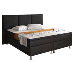 Boxspringbett 180/200 cm in Schwarz