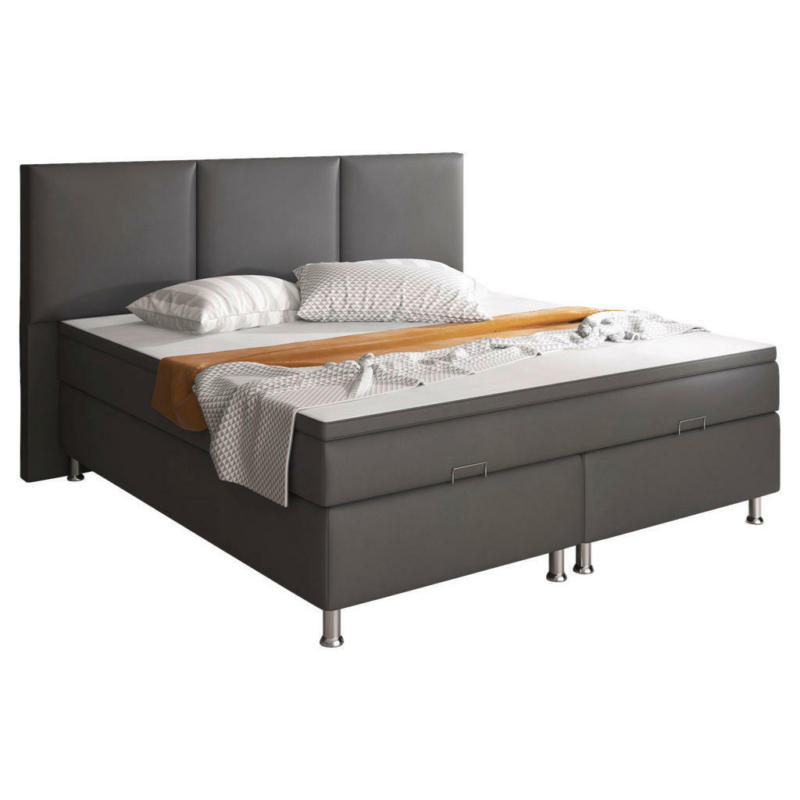 Boxspringbett 180/200 cm in Anthrazit