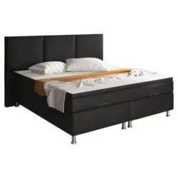 Boxspringbett 180/200 cm in Schwarz