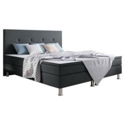 Boxspringbett 180/200 cm in Anthrazit