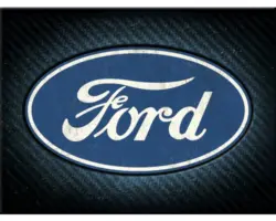Magnet Ford Logo Blue Shine 6x8 cm