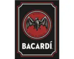 Hornbach Magnet Bacardi Logo Black 6x8 cm