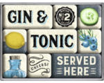 Hornbach Magnet-Set Gin & Tonic Served Here 6x8 cm