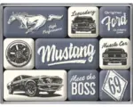 Hornbach Magnet-Set Ford Mustang 6x8 cm