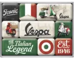 Hornbach Magnet-Set Vespa Italian Legend 6x8 cm