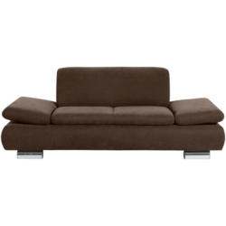 Zweisitzer-Sofa in Velours Braun