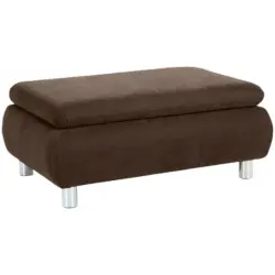 Hocker in Textil Braun