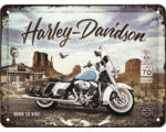 Hornbach Blechschild Harley-Davidson R 66 15x20 cm
