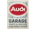 Hornbach Blechschild Audi-Garage 15x20 cm