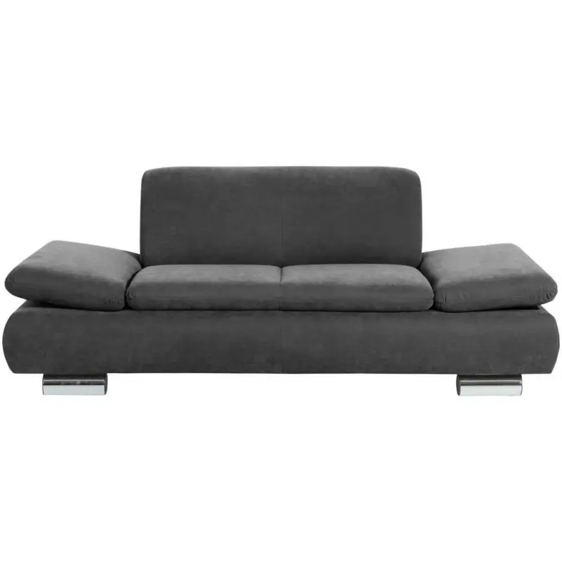 Zweisitzer-Sofa in Velours Anthrazit