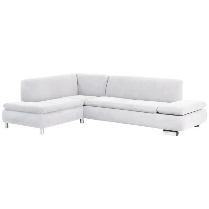 Ecksofa in Velours Creme
