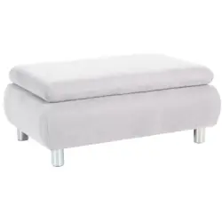 Hocker in Textil Creme