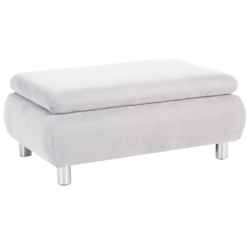 Hocker in Textil Creme