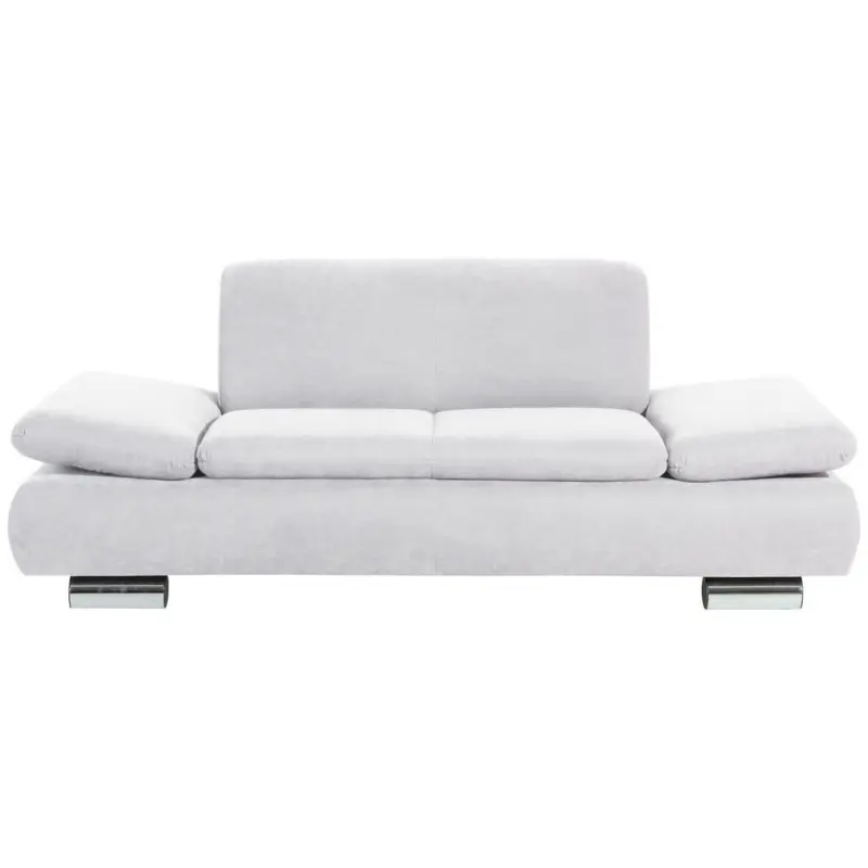 Zweisitzer-Sofa in Velours Creme