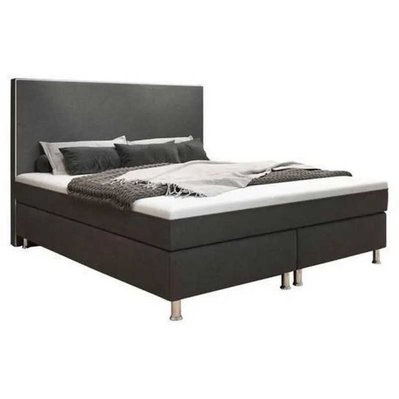 Boxspringbett 180/200 cm in Anthrazit