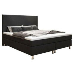 Boxspringbett 180/200 cm in Schwarz