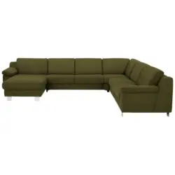 Wohnlandschaft in Mikrofaser Grün