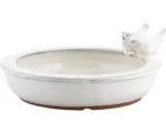 Hornbach Vogeltränke Keramik rund Ø 26,7 cm creme