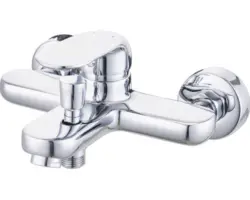 Badewannenarmatur Form & Style Bodu YA3360 chrom glänzend