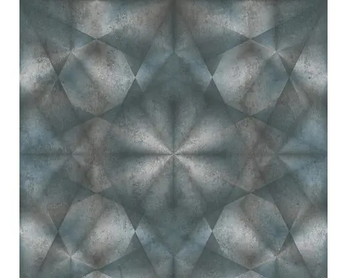 Vliestapete 38692-4 Grafikmuster Beton blau-grau