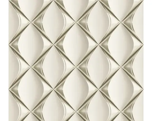 Vliestapete 38691-2 3D-Grafik Retro grau-weiß