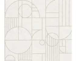 Vliestapete 38699-2 Art Deco Grafik grün Glanz