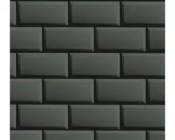 Vliestapete 38357-1 Fliesen Steinoptik schwarz