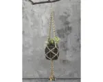 Hornbach Makramee L 100 cm gelb gemustert
