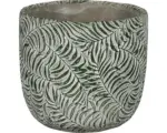 Hornbach Übertopf Rotterdam Steinzeug Ø 14 cm H 13 cm grün
