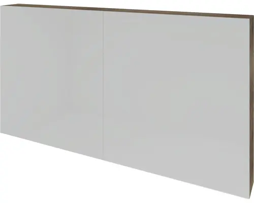 Spiegelschrank Sanox K-Line 2-türig 120x13x70 cm tabacco