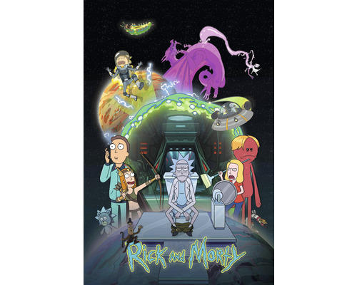 Maxiposter Rick and Morty toilet 61x91,5 cm