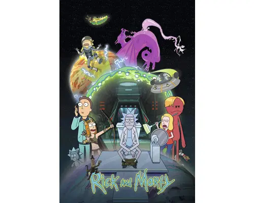 Maxiposter Rick and Morty toilet 61x91,5 cm