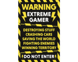 Maxiposter Gamer at Work 61x91,5 cm