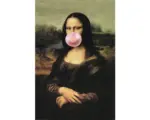 Hornbach Maxiposter Mona Lisa Bubbelgum 61x91,5 cm