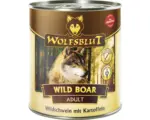 Hornbach Hundefutter nass WOLFSBLUT Wild Boar Adult , Wildschwein mit Kartoffeln mit wertvollen Superfoods, getreidefrei, Glutenfrei 800 g