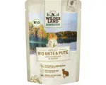 Hornbach Katzenfutter nass WILDES LAND Bio Ente und Pute mit Cranberries mit wertvollen Superfoods, getreidefrei, Glutenfrei 85 g