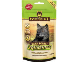 Hundesnack WOLFSBLUT Dark Forest Squashies mit wertvollen Superfoods, getreidefrei, Glutenfrei 100 g