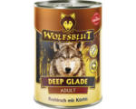 Hornbach Hundefutter nass WOLFSBLUT Deep Glade Adult , Rothirsch mit Kürbis mit wertvollen Superfoods, getreidefrei, Glutenfrei 395 g