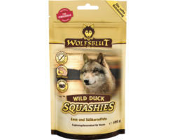 Hundesnack WOLFSBLUT Wild Duck Squashies mit wertvollen Superfoods, getreidefrei, Glutenfrei 100 g