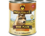 Hornbach Hundefutter nass WOLFSBLUT Wide Plain Adult , Pferd mit Süßkartoffeln mit wertvollen Superfoods, getreidefrei, Glutenfrei 800 g