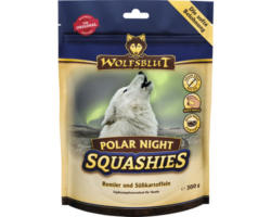 Hundesnack WOLFSBLUT Polar Night Squashies mit wertvollen Superfoods, getreidefrei, Glutenfrei 300 g