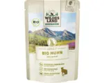 Hornbach Katzenfutter nass WILDES LAND Bio Huhn PUR mit Lachsöl mit wertvollen Superfoods, getreidefrei, Glutenfrei 85 g