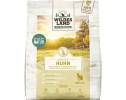 Katzenfutter trocken WILDES LAND Huhn mit Gartengemüse mit wertvollen Superfoods, getreidefrei, Glutenfrei 400 g