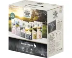 Hornbach Katzenfutter nass WILDES LAND 8er Pouch Probierbox , Multipack 8x 100 g, Fisch, Geflügel, Kaninchen, Rind und Kalb mit wertvollen Superfoods, getreidefrei, Glutenfrei 800 g