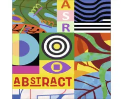 Glasbild Colored Chaos II 30x30 cm