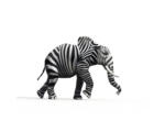 Hornbach Glasbild Striped Elefant 30x30 cm