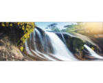 Hornbach Glasbild Jungle Waterfall 30x80 cm