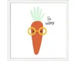 Hornbach Gerahmtes Bild Be Happy 33x33 cm