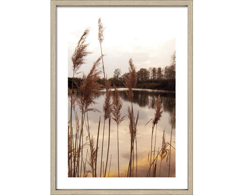 Gerahmtes Bild Evening Lake I 53x73 cm